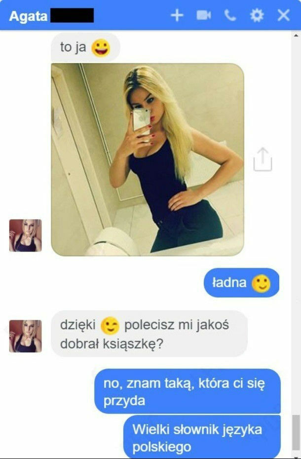 Ładna dziewczyna!