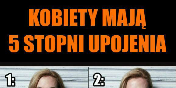 5 stopni upojenia