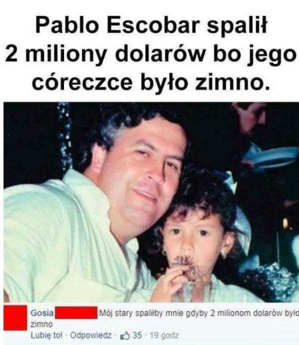 Pablo Escobar - ojciec na medal?