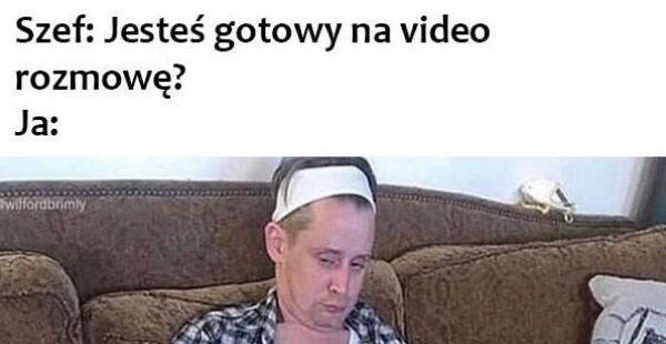 Wideorozmowa z szefem :D