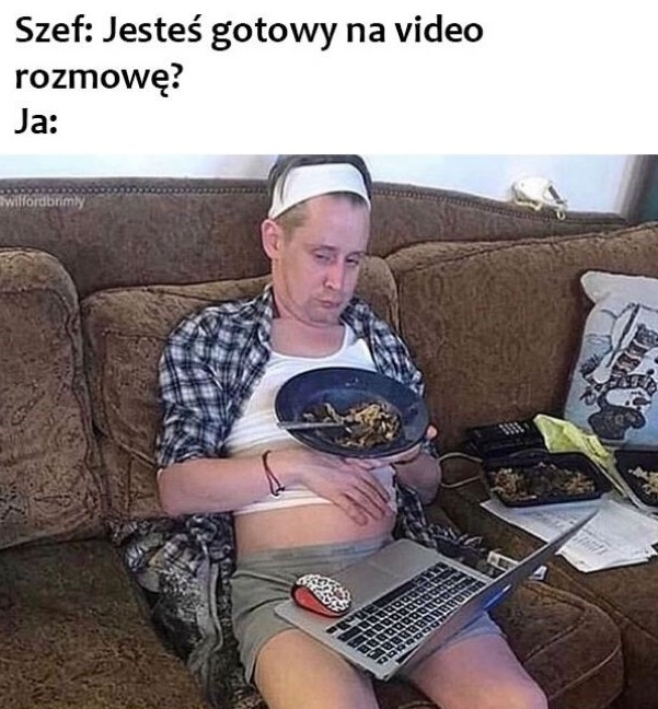 Wideorozmowa z szefem :D