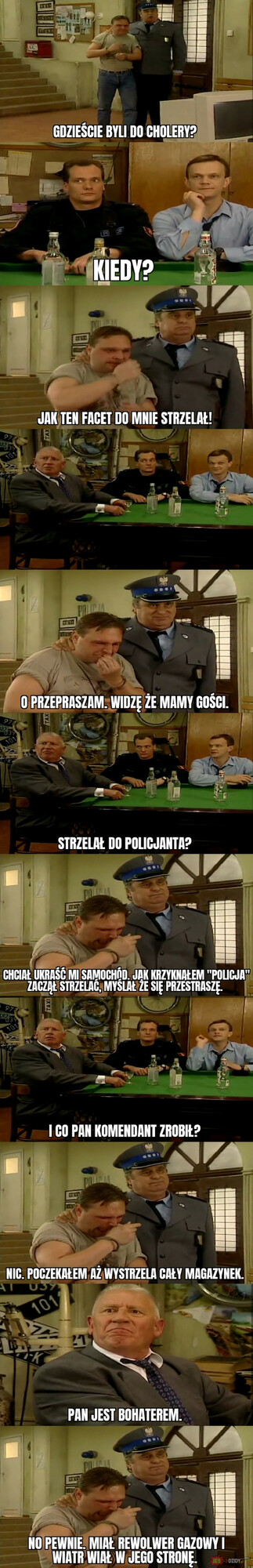 Kultowa scena z 13 posterunku :D