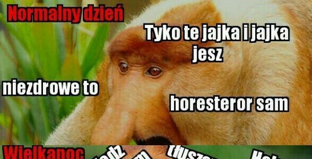 Normalny dzień vs Wielkanoc :D