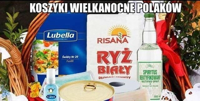 Koszyki wielkanocne Polaków :D