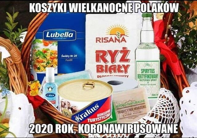 Koszyki wielkanocne Polaków :D