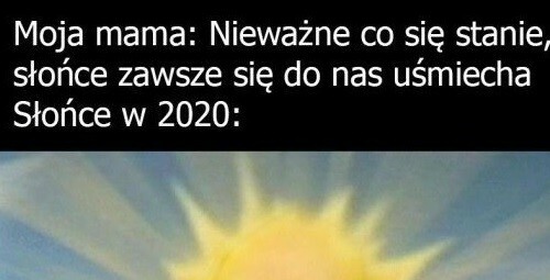 Słońce w 2020 r. :D