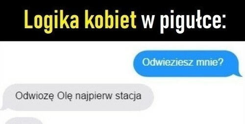 Kobieca logika :D