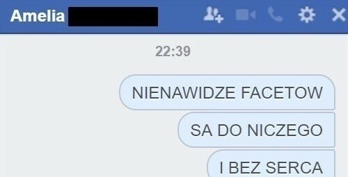 Nienawiść do facetów :D
