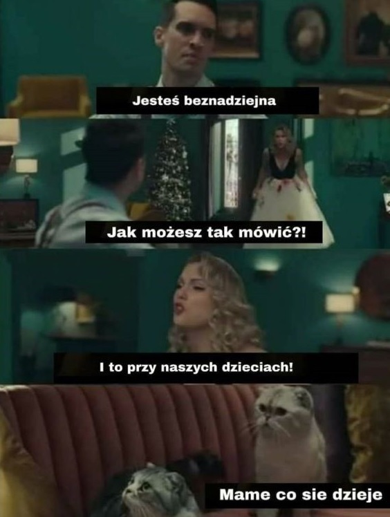 Kłótnia przy dzieciach :D