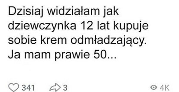 Krem odmładzający