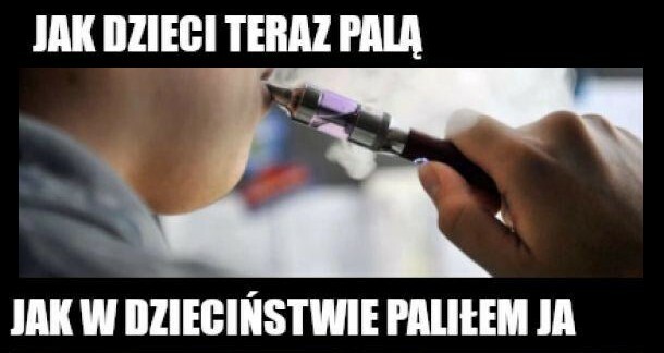Palące dzieciaki kiedyś i dziś