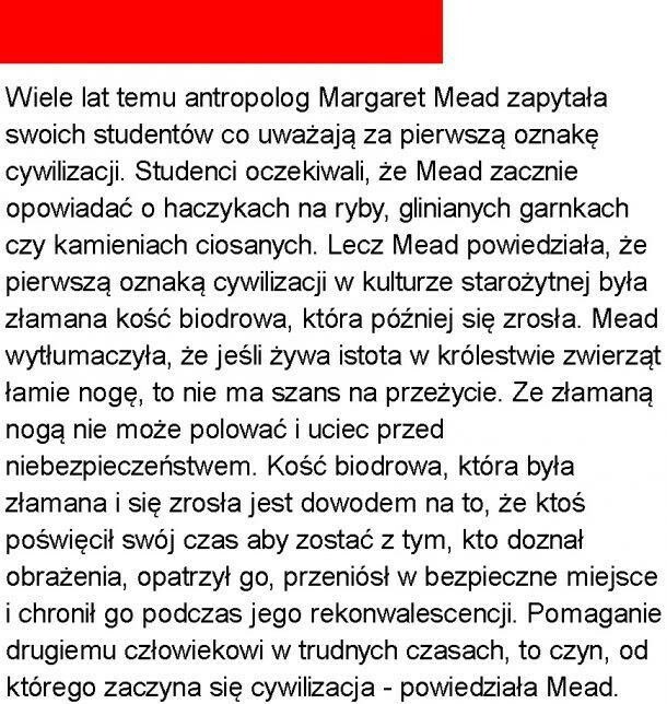 Tu zaczyna się cywilizacja
