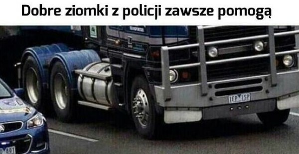 Dobre ziomki z policji :D