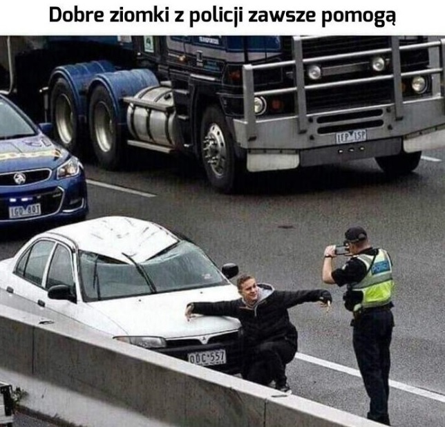 Dobre ziomki z policji :D