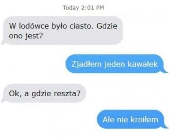 Tajemnica znikających ciast :D