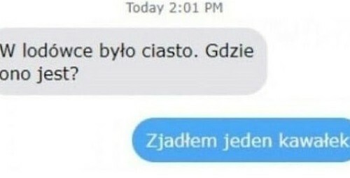 Tajemnica znikających ciast :D