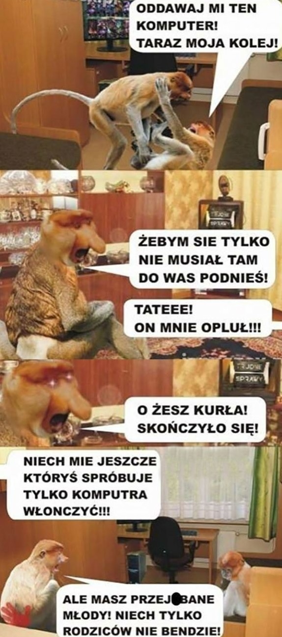 Rodzinne przekomarzanki 