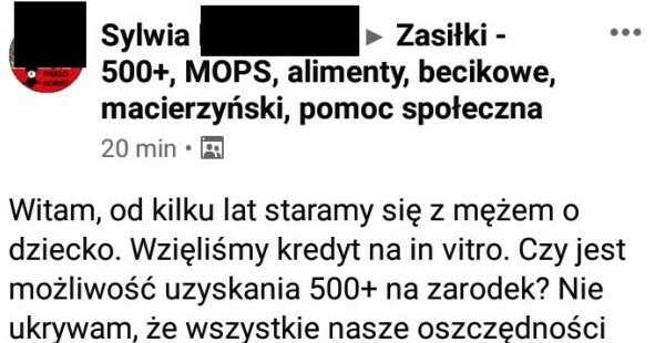 500+ na zarodek