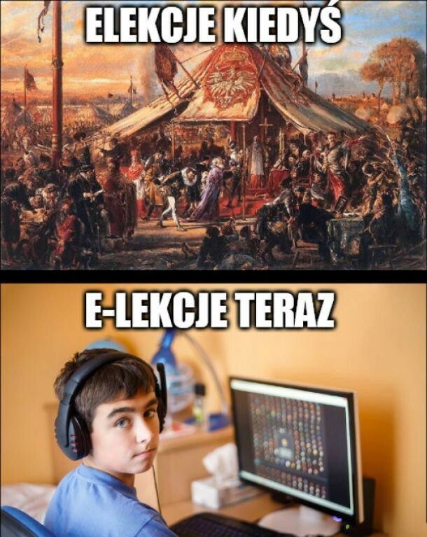 Elekcje kiedyś i dziś :D