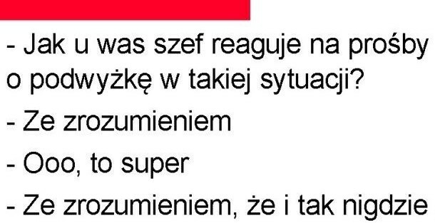 Prośba o podwyżkę