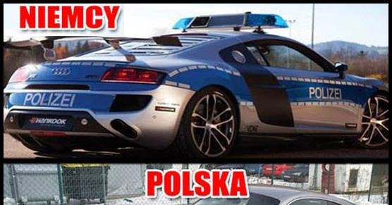 Radiowozy - takie porównanie :D