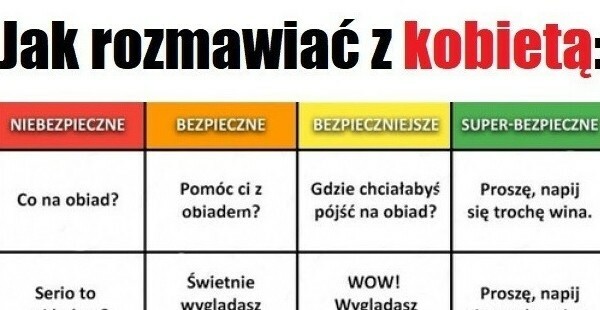 Tak się rozmawia z kobietą :D