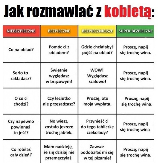 Tak się rozmawia z kobietą :D