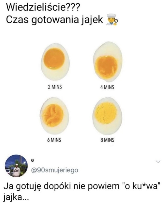 Czas gotowania jajek :D