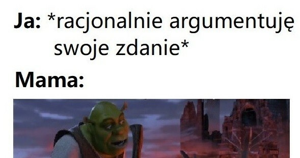Racjonalna rozmowa z mamą :D