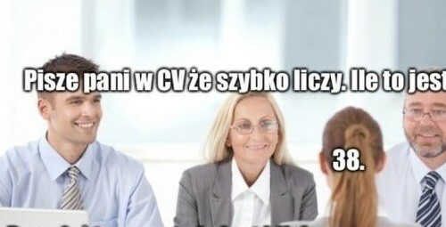CV vs rozmowa o pracę :D