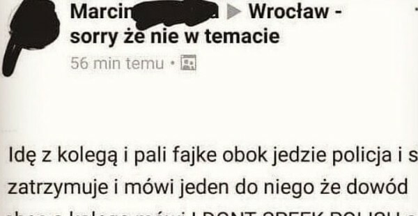 Rozmowa z policją :D
