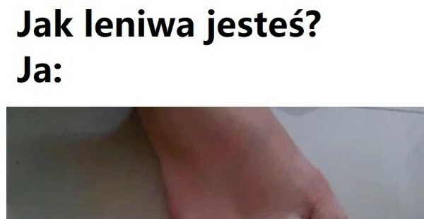 Szczyt lenistwa :D