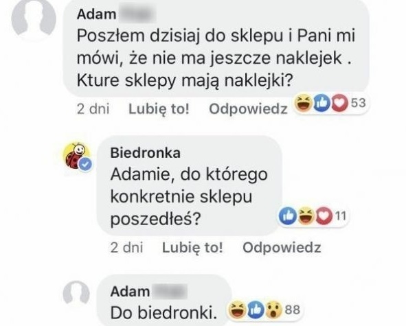 Naklejki w Biedrze :D