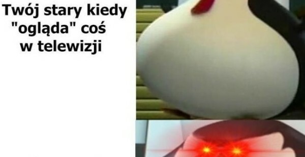 Tata przed TV :D