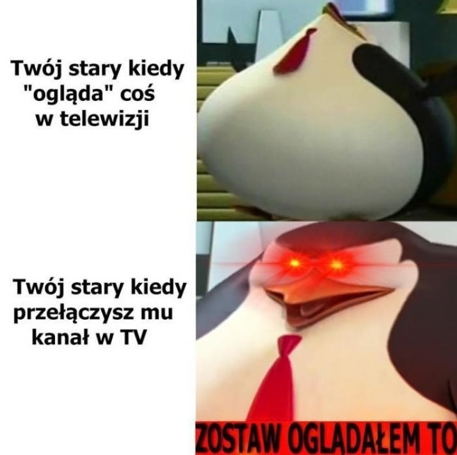 Tata przed TV :D
