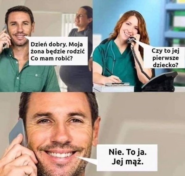 Poród żony