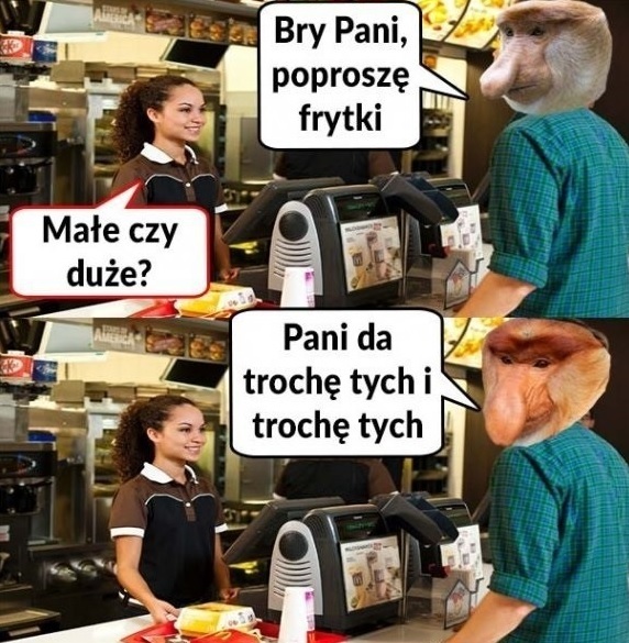 Janusz w Fast Foodzie :D