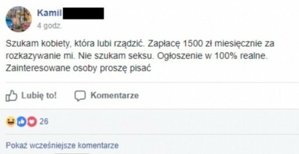 Nietypowe ogłoszenie :D