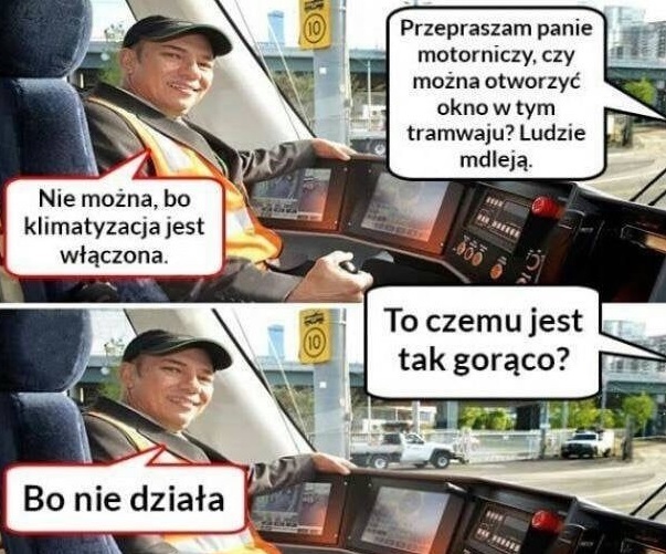 Klimatyzacja w tramwaju :D