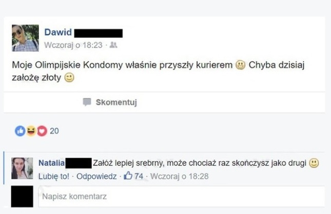 Olimpijskie kondomy :D