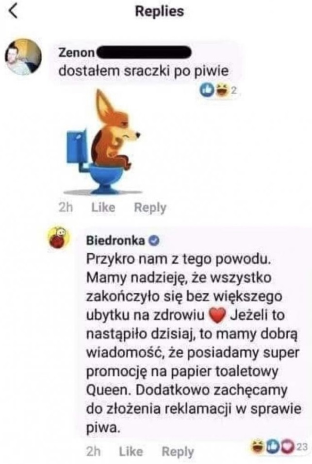 Sraczka po piwie z Biedronki :D
