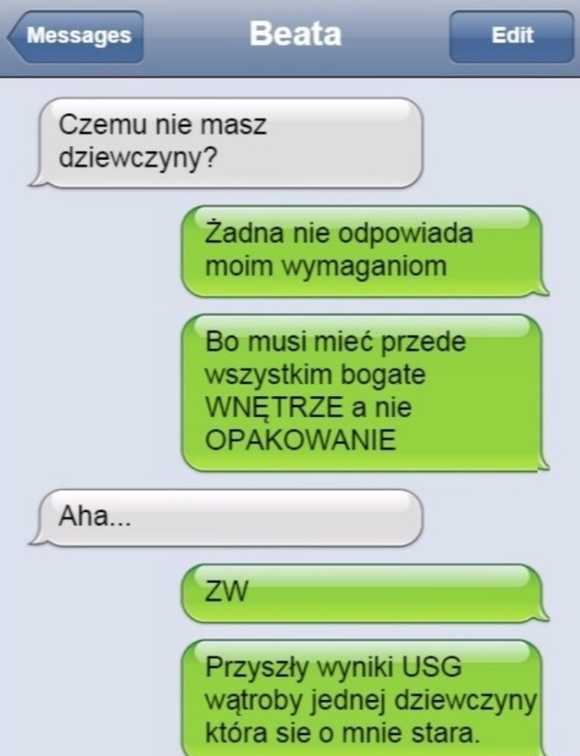 Wymagania co do dziewczyny 