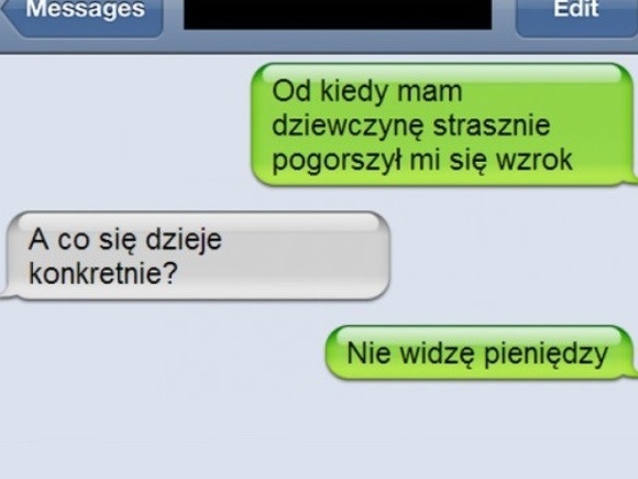 Dziewczyna vs pogarszajacy się wzrok :D