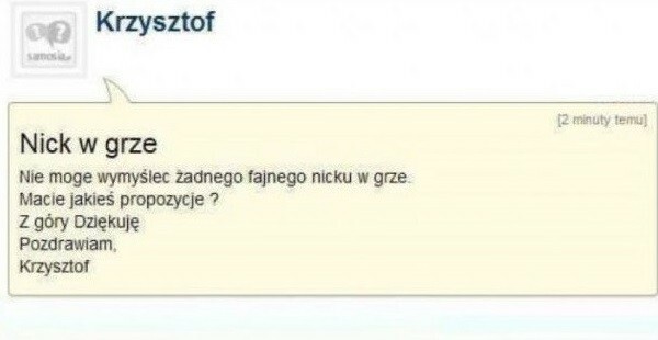 Nick w grze