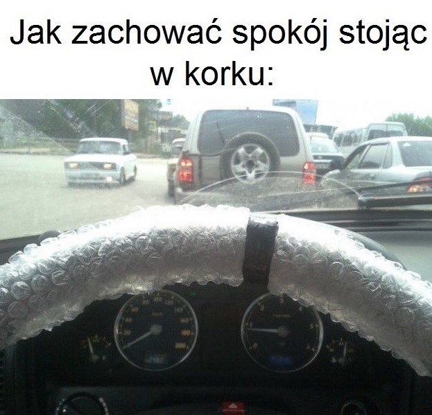 Tak zachowasz spokój, stojąc w korku