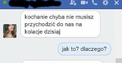 Kolacja u jej rodziców :D