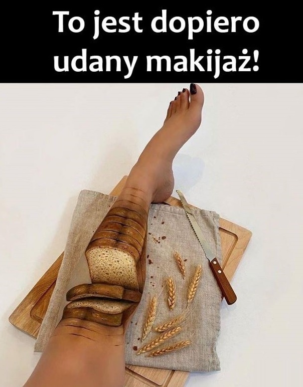 Co za makijaż :D