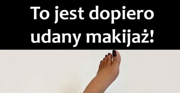 Co za makijaż :D