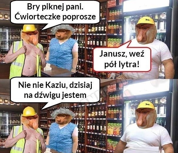 Janusz w sklepie :D