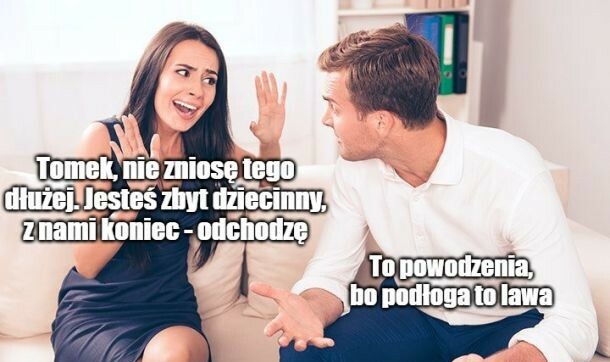 Z taką podłogą to nie ma żartów :D
